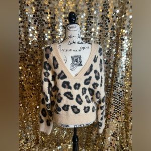 Leopard print sweater